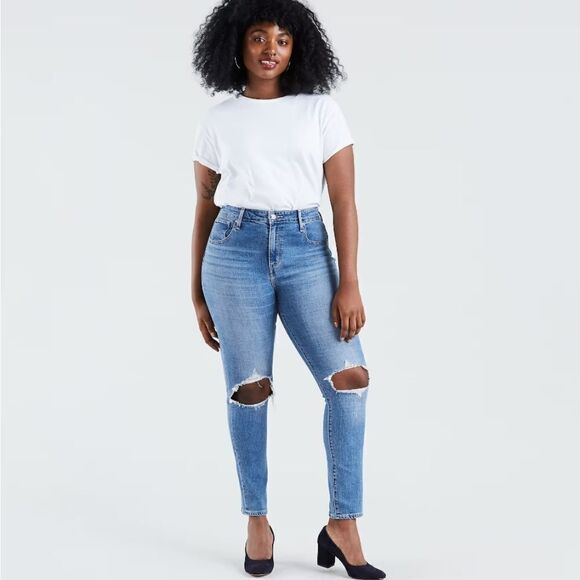 Levis 721 High Rise Skinny Ankle Jeans - Picture 1 of 7